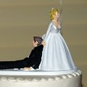 Top of the wedding cake